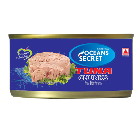 TUNA CHUNKS IN BRINE 180G